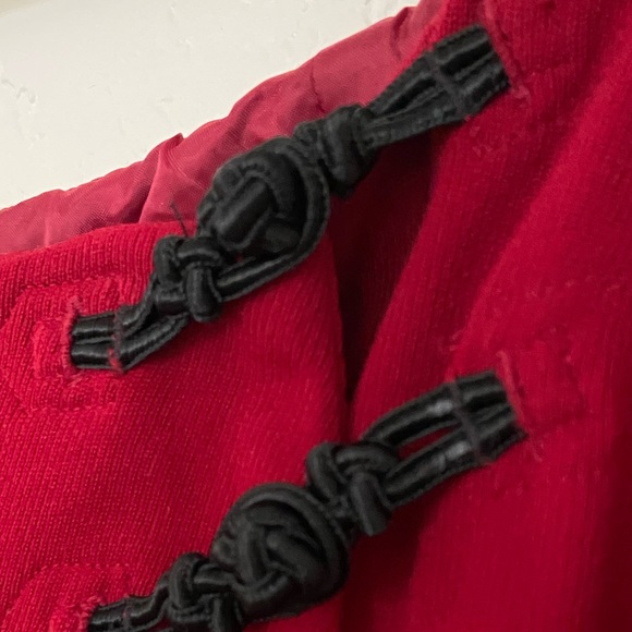 Lauren Ralph Lauren | Vintage Wool Blend Crimson Wrap Skirt - Picture 6 of 14